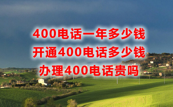 申請(qǐng)400電話一年需要多少錢(qián)